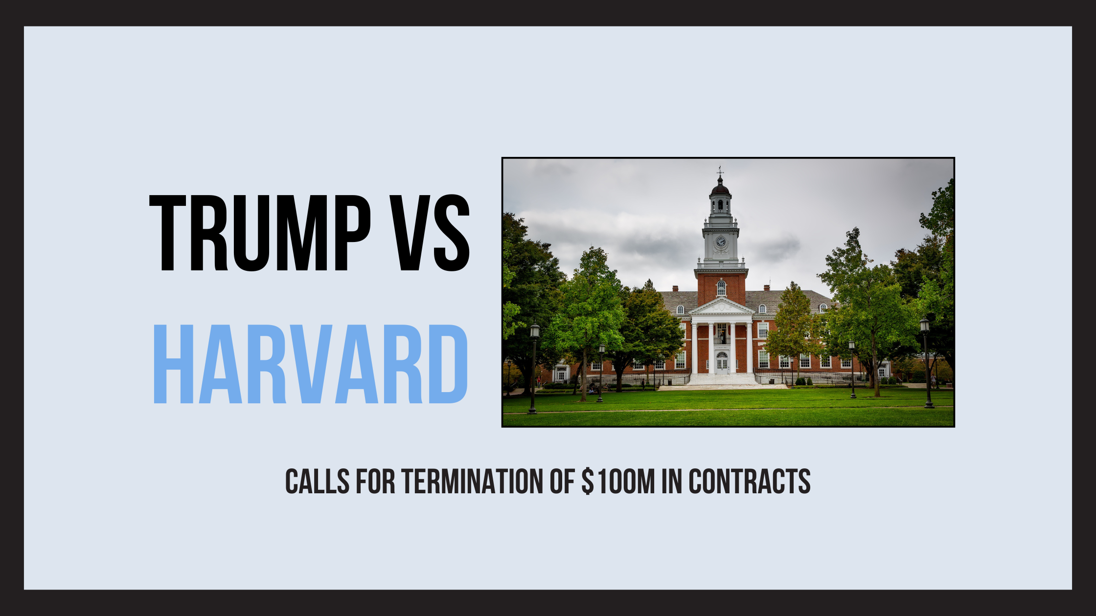 trump vs harvard