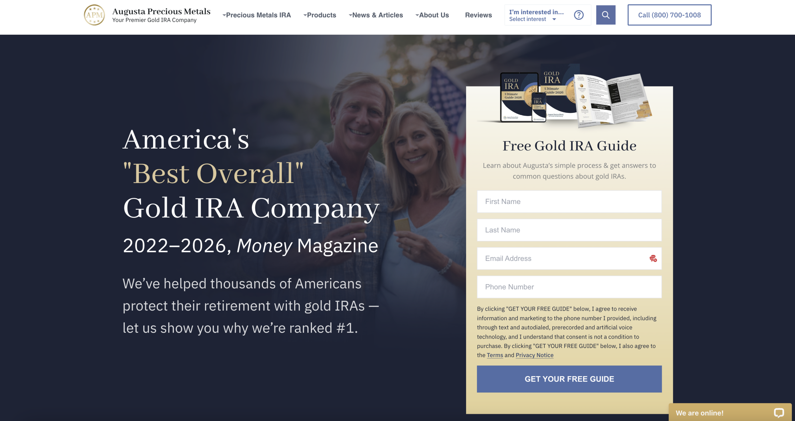 AugustaPreciousMetals homepage